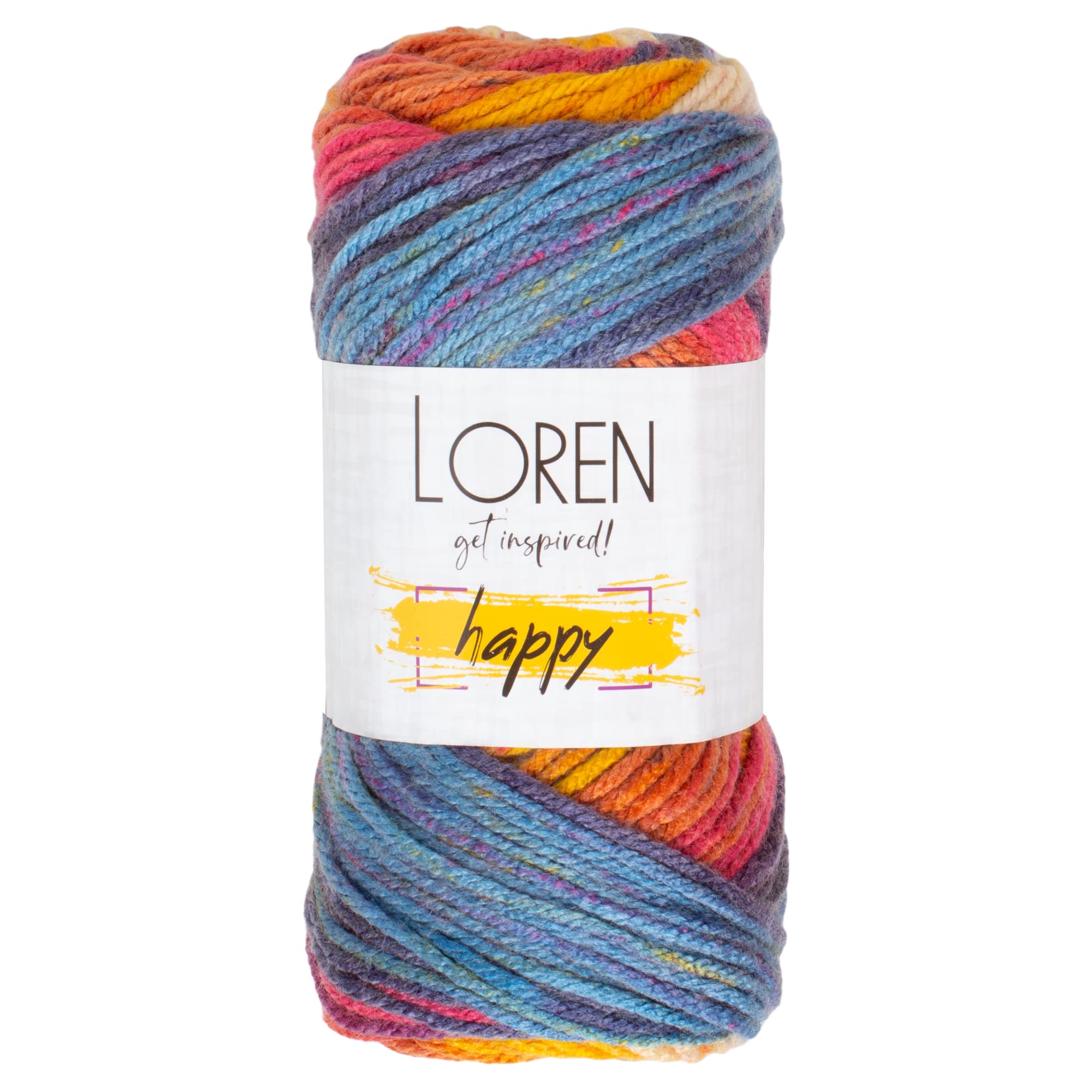 Fil à tricoter qui ne gratte pas Loren Happy Knitting RH001
