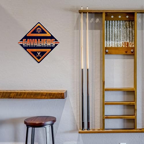 Miniatura 9 de Rico Industries NCAA - Letrero de metal estándar de 16.5 x 16.5 pulgadas, decoración del hogar, dormitorio, oficina, cueva de hombre