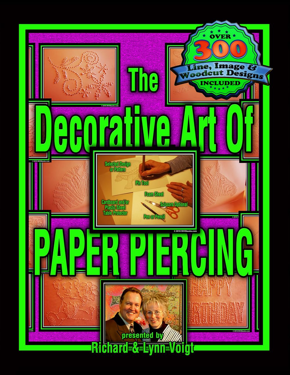 Paper Piercing technique de piquage de papier pour motifs en relief
