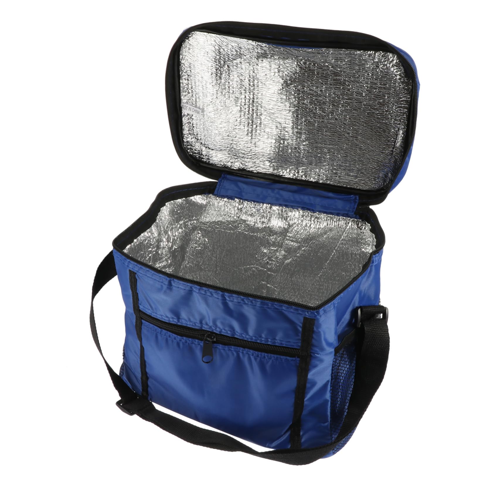 Cabilock Isolierte Kühltasche aus Oxford Gewebe in Blau für Mahlzeiten