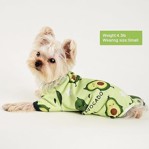 Miniatura 4 de Pijamas para perros pequeños, ropa linda para perros, ropa suave y elástica para perros chihuahua, Yorkie, pijamas de verano para cachorros, tallas