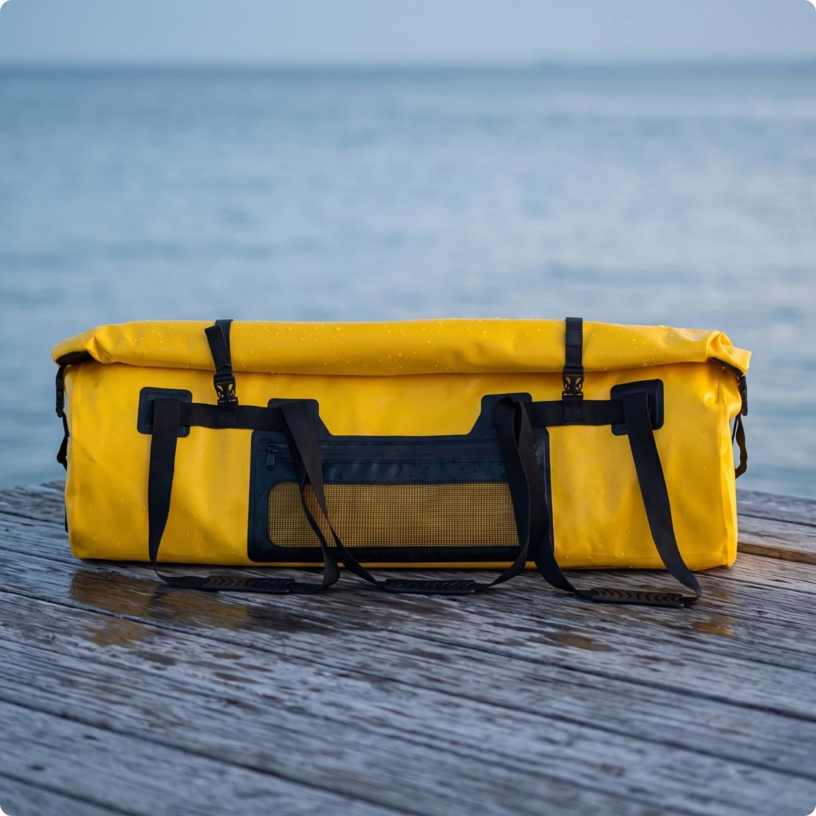Isoliert Fischkühltasche mit Netztasche
