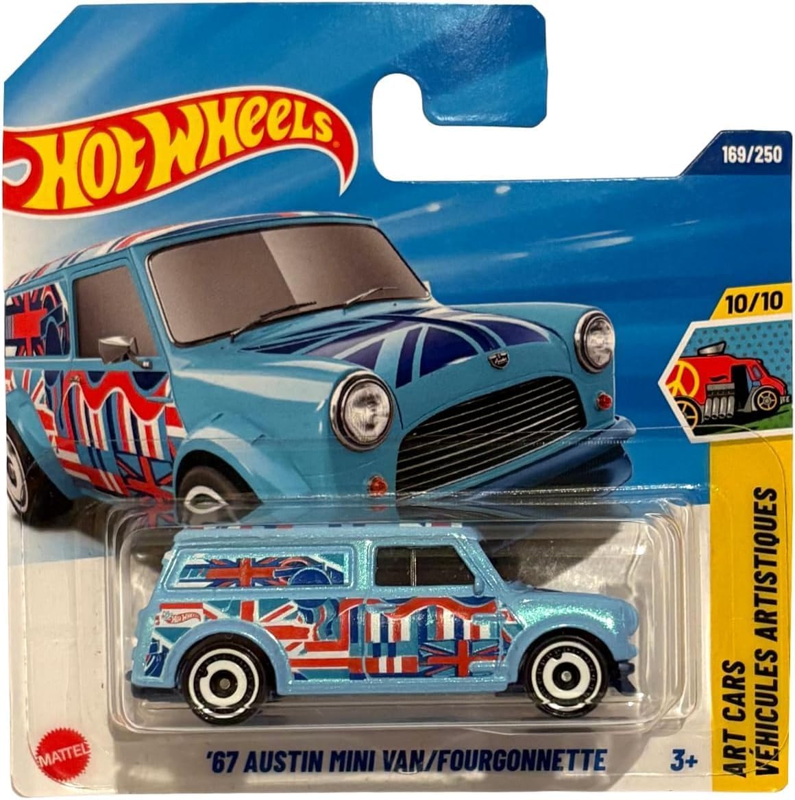 Hot Wheels '67 Austin Mini Van - Blue (1/64) 2025 Case