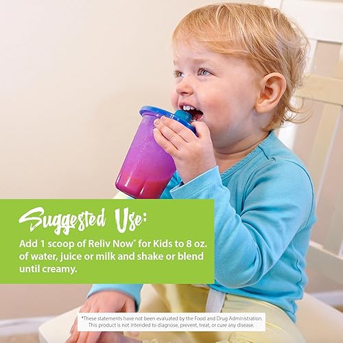 Miniatura 5 de RELIV Now for Kids Vanilla Batido nutricional con vitaminas esenciales, minerales, carbohidratos y proteínas para una energía duradera, 15 porciones