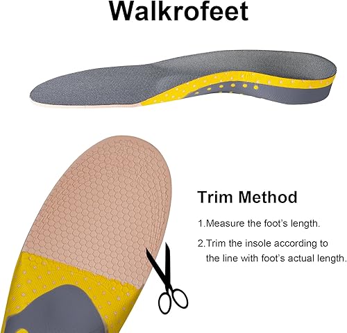 Miniatura 5 de Walkrofeet Los insertos ortopédicos de sobrepronación alivian el dolor del pie, Gris