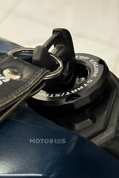 Protective Accessory Decorative Swivel Cover compatible with Motobros Motorcycle Black Contact