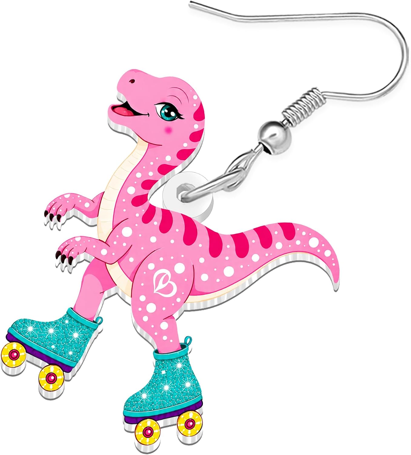 Cartoon Dinosaur Earrings Cute Dino Gifts for Women image 4