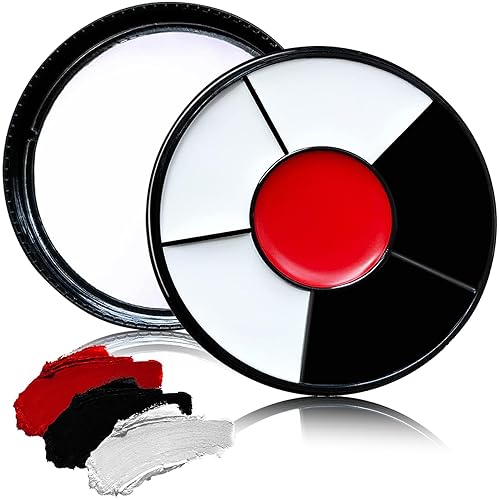 Kit de maquillaje profesional de 6 colores con efectos especiales, kit de maquillaje de larga duración, impermeable, pintura facial y corporal,