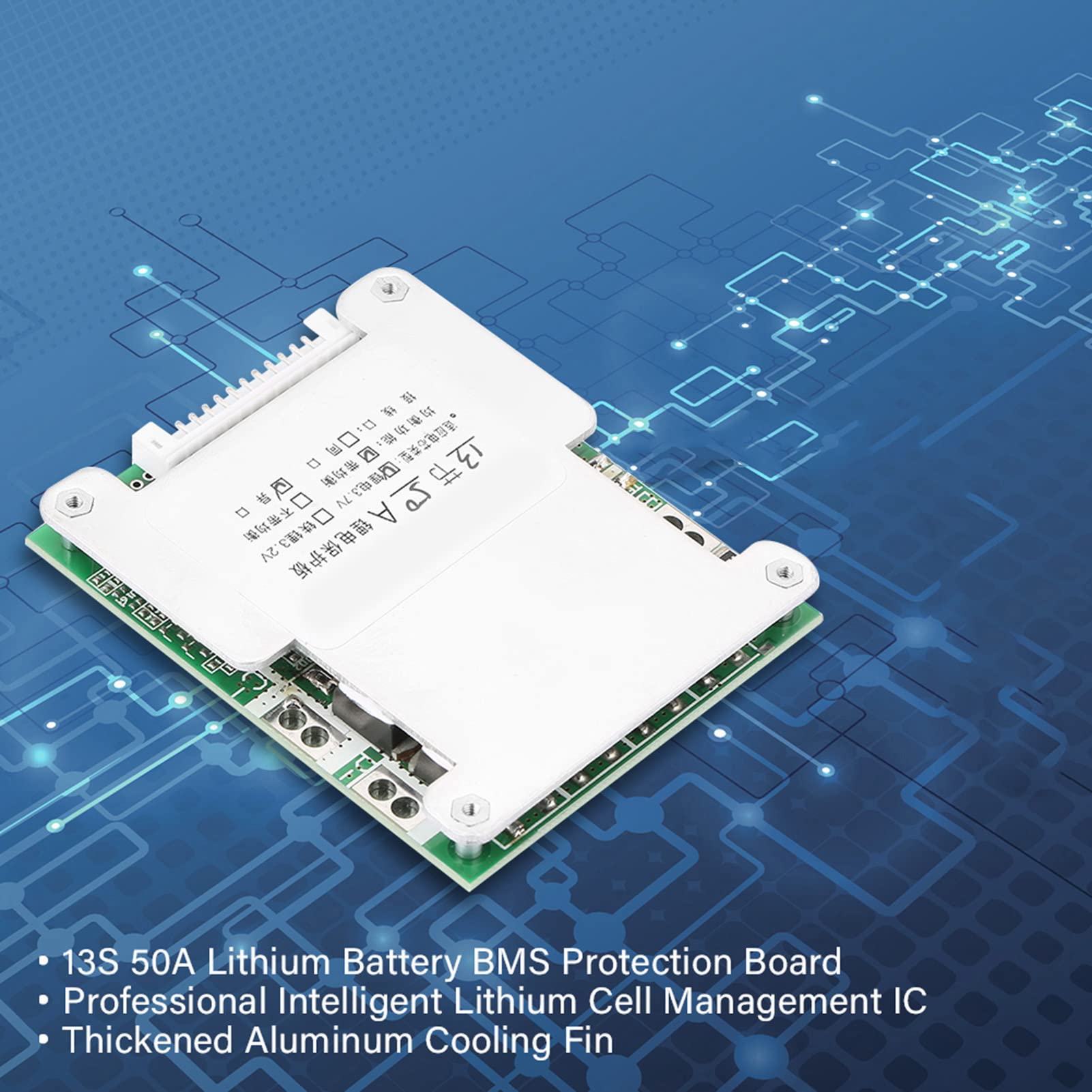 Scheda di protezione della batteria al litio, scheda BMS, scheda di protezione della ricarica della batteria al litio 13S 30A Scheda PCB BMS di precisione Scheda di protezione della batteria al litio, scheda BMS, scheda di protezione della ricarica della batteria al litio 13S 30A Scheda PCB BMS di precisione