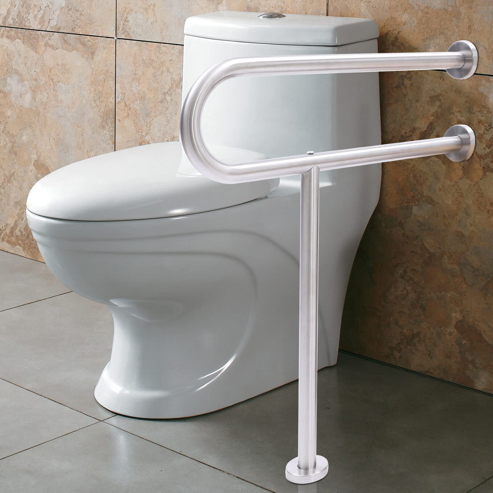 30 pulgadas Handicap Agarraderas,Soporte de baño Barras de agarre para discapacitados Rieles de baño Barra de seguridad Mano