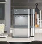 GE Profile Opale 2.0 Citernes latérales 0.75 Accessoire réservoir d'eau Gallon pour Nugget Ice Maker 3X Plus de glace avant le renouvellement en acier inoxydable