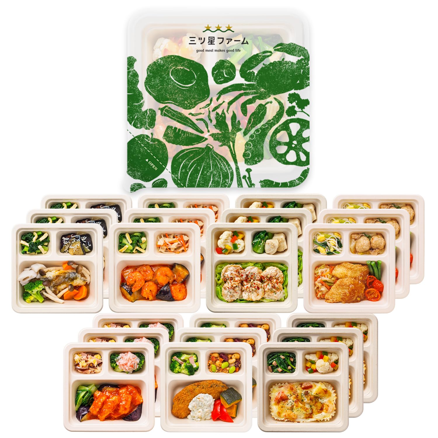 三ツ星ファーム 14食分 Amazon | 三ツ星ファーム 世界の味/グルメ 魚介の旨味堪能 （7食