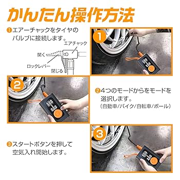 Amazon.co.jp: MAXWIN 電動空気入れ 電動エアコンプレッサー
