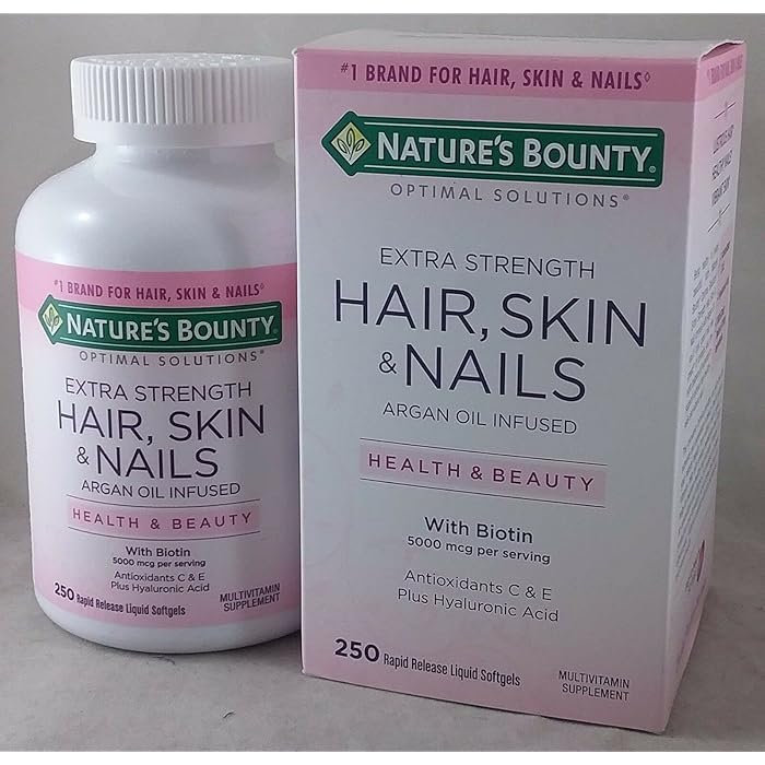 Buy Nature's Bounty Hair Skin Nails 5000 Mcg of Biotin 250 Coated