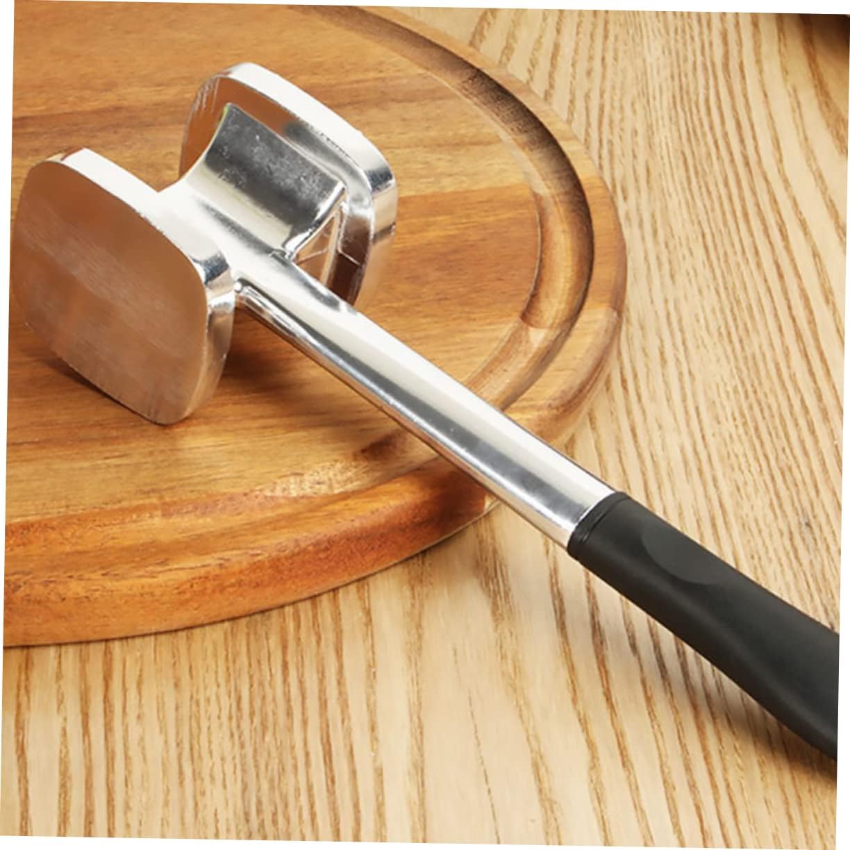 Double-sided Aluminum Alloy Meat Hammer Tenderizer Tool for Steak Beef Easy to Clean and Store Versatile Kitchen Essential