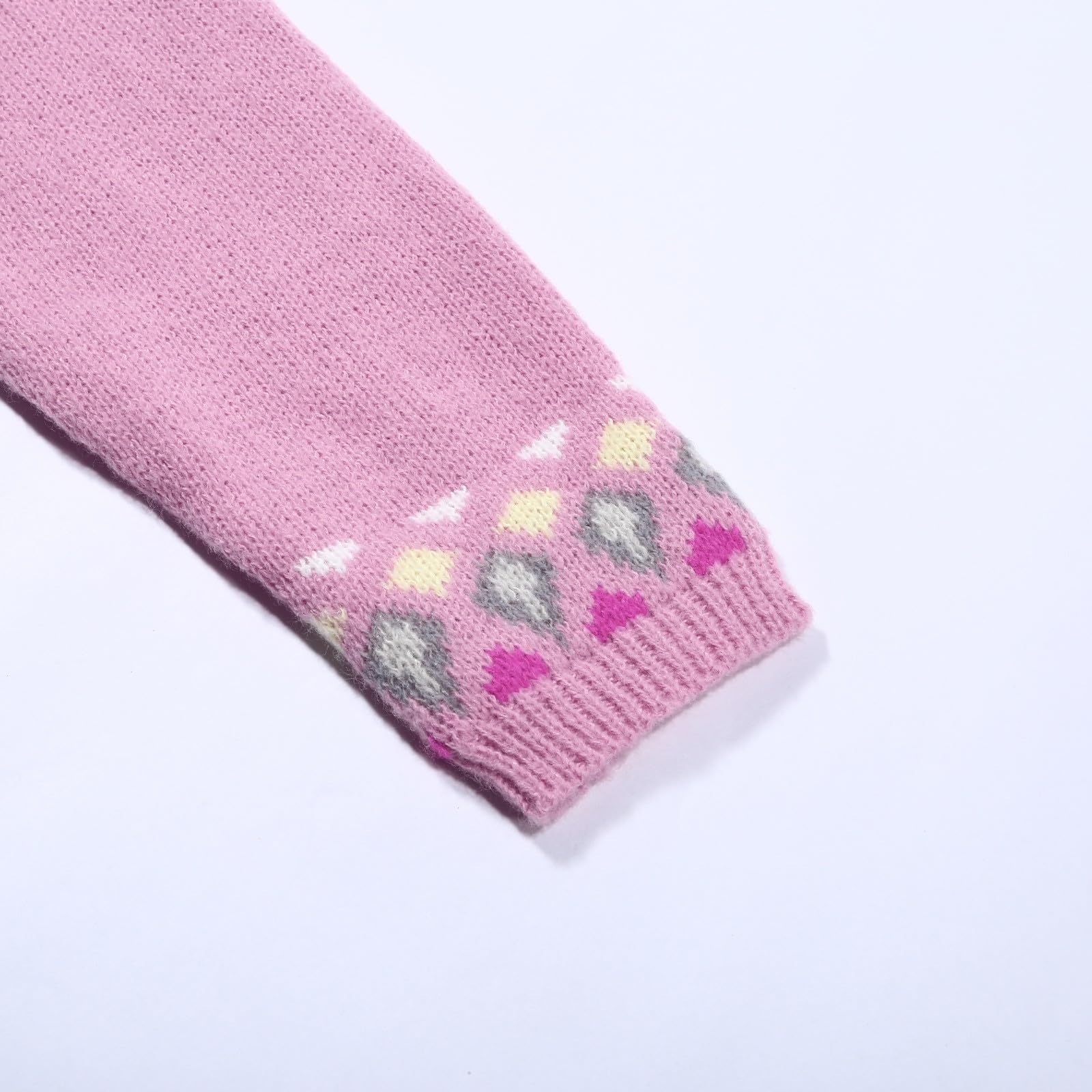 Pullover da donna Fair Isle a maniche lunghe maglioni casual fantasia vacanza maglia allentata maglioni da donna per autunno e inverno top in cotone caldo maglioni invernali maglioni invernali morbida