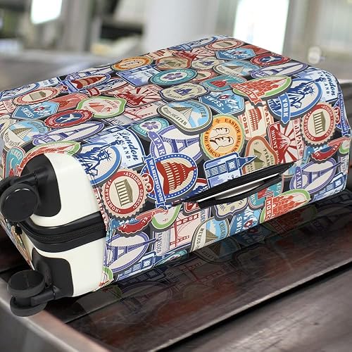Miniatura 6 de Explore Land - Funda protectora para equipaje de viaje, protector de maleta, se adapta a maletas de 18-32 pulgadas