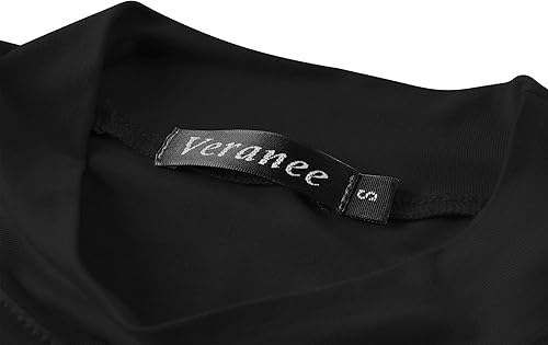 Miniatura 4 de Camiseta básica de manga larga con cuello alto y corte ajustado para mujer