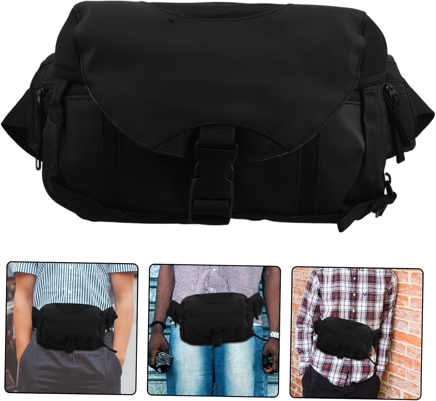 COLLBATH Motorcycle Waist Bag Large Capacity Riding Hiking Tool Pouch Phone Wallet Keys Storage for Off-road Racing Climbing