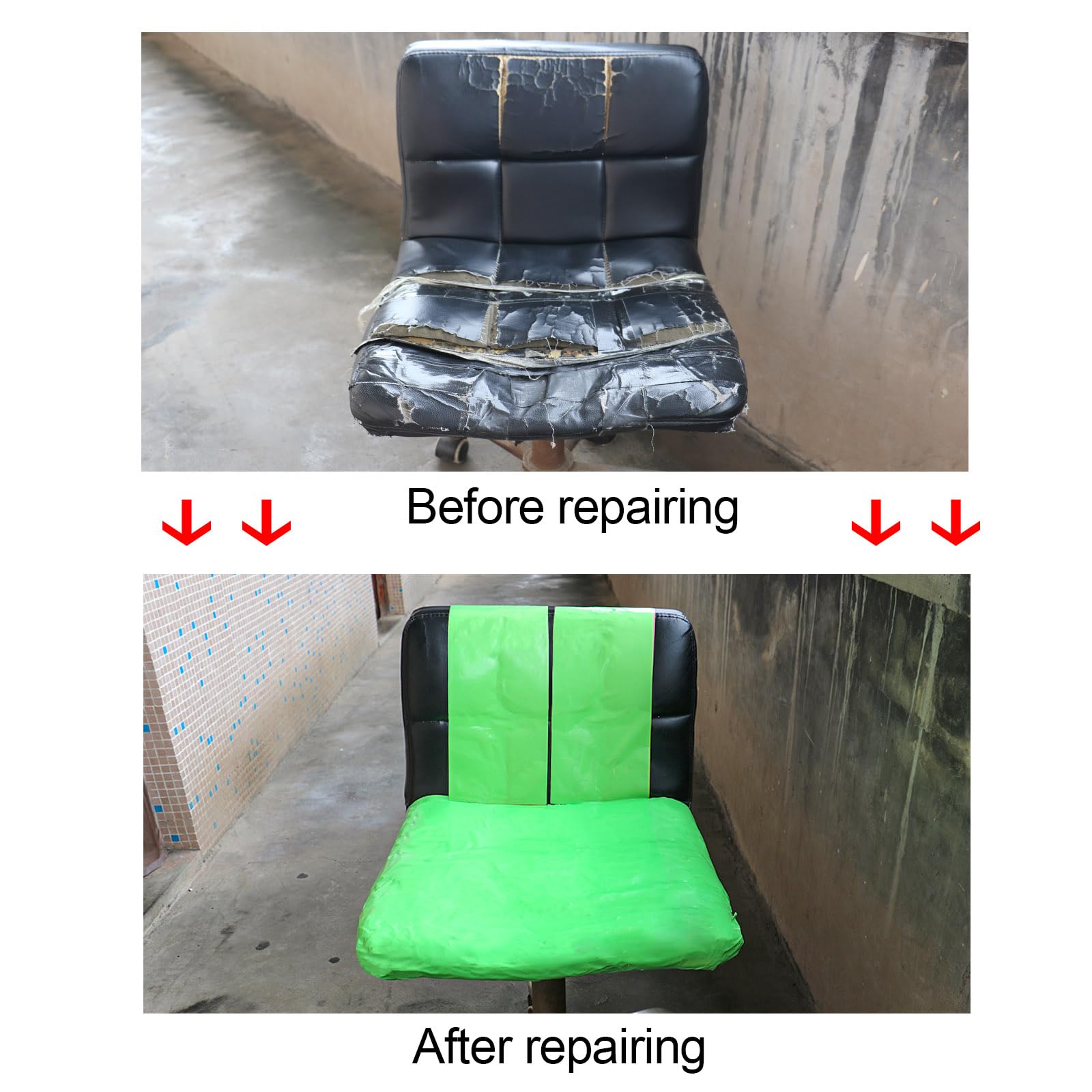BOMEI PACK Cinta adhesiva de tela verde claro, 150 mm x 50 m, reforzada, resistente al agua, cinta adhesiva resistente para fijar reparaciones, manualidades, etiquetado, cajas de sellado para trabajos