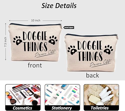 Miniatura 6 de Regalo de mamá para mascotas, regalo para mamá de mascotas, bolsa de cosas de perrito, bolsa de maquillaje de cosas para perros, bolsa con