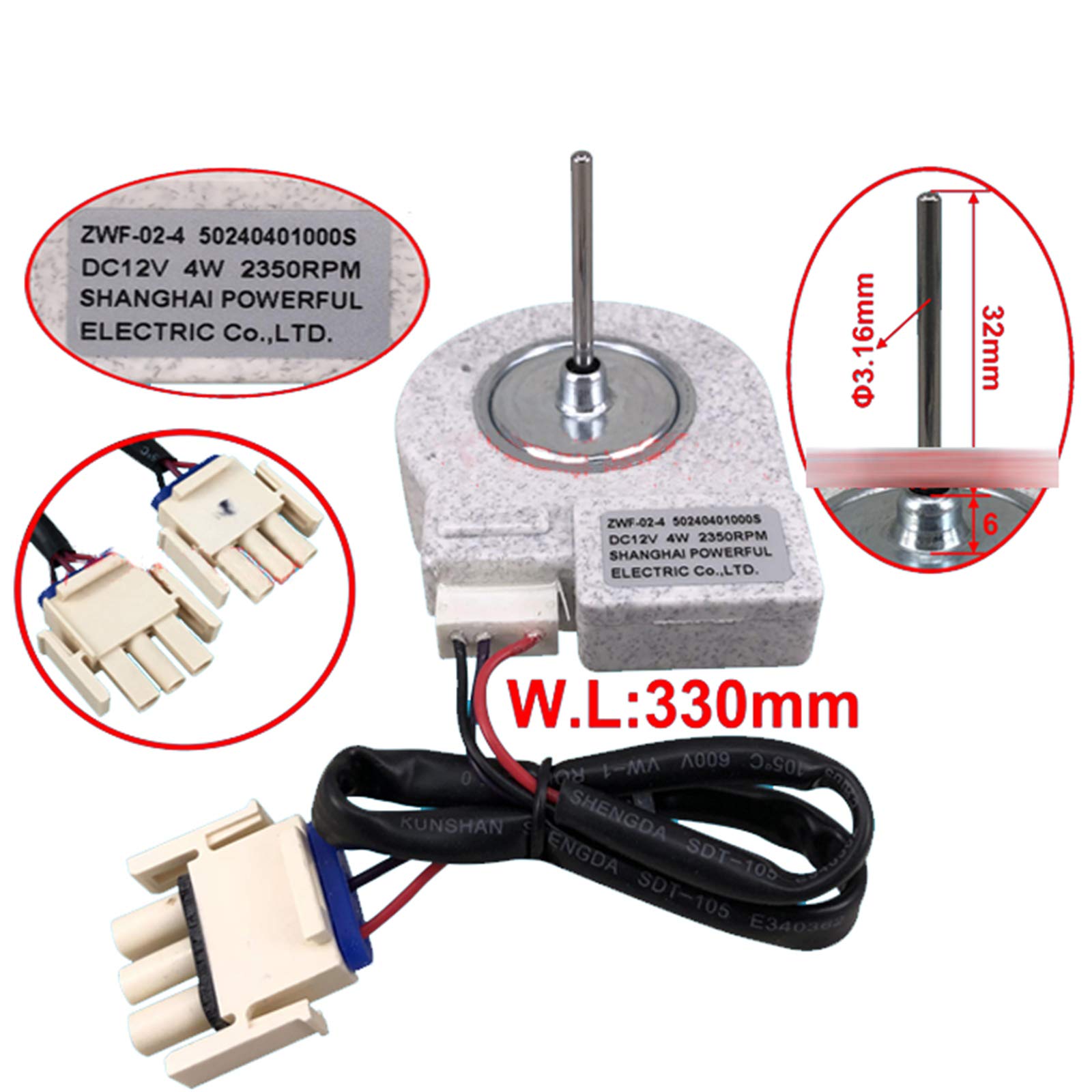 Amazon.com: XHSESA ZWF-02-4 50240401000S for Midea Ronshen Hisense