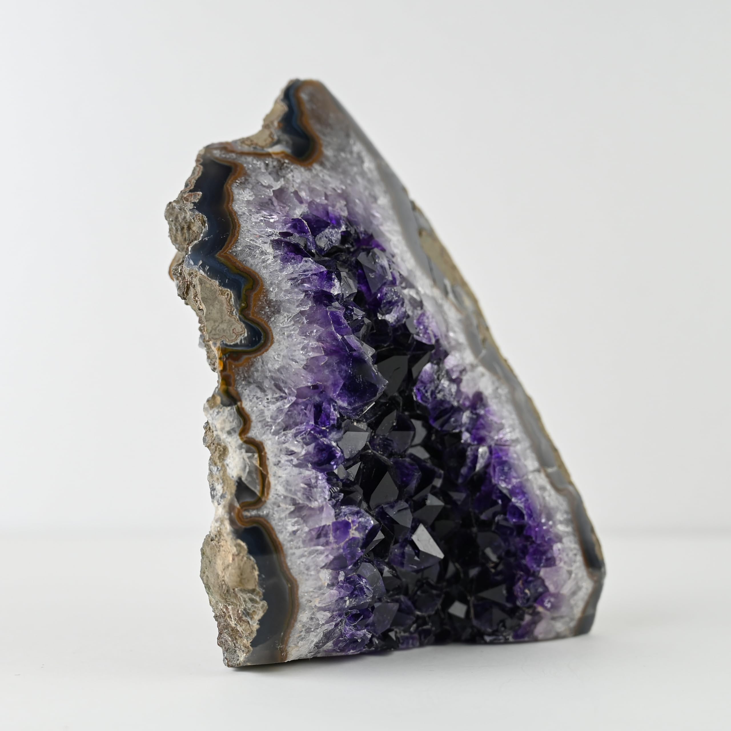 アメジスト　置物　開運　インテリア　紫水晶　天然石　魔除け　原石 Amazon.co.jp: 【英雅堂】黒紫水晶 アメジスト原石 1080g メノウ 置物