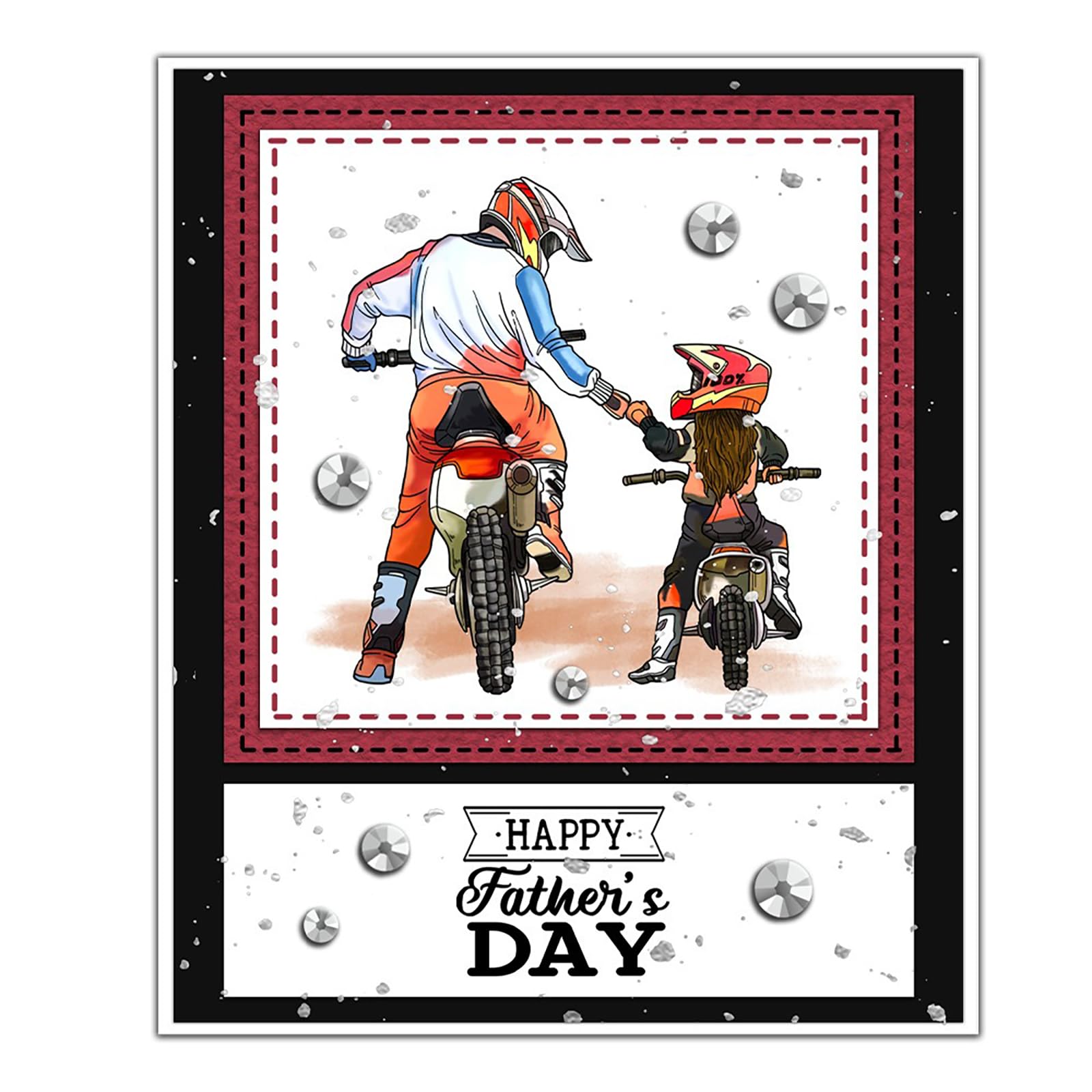 Alxjejo Cutting Dies and Stamps Set 2024-2025-2026,Stamps and die for Card Making for DIY Birthdays Thanksgiving Day - Image 6
