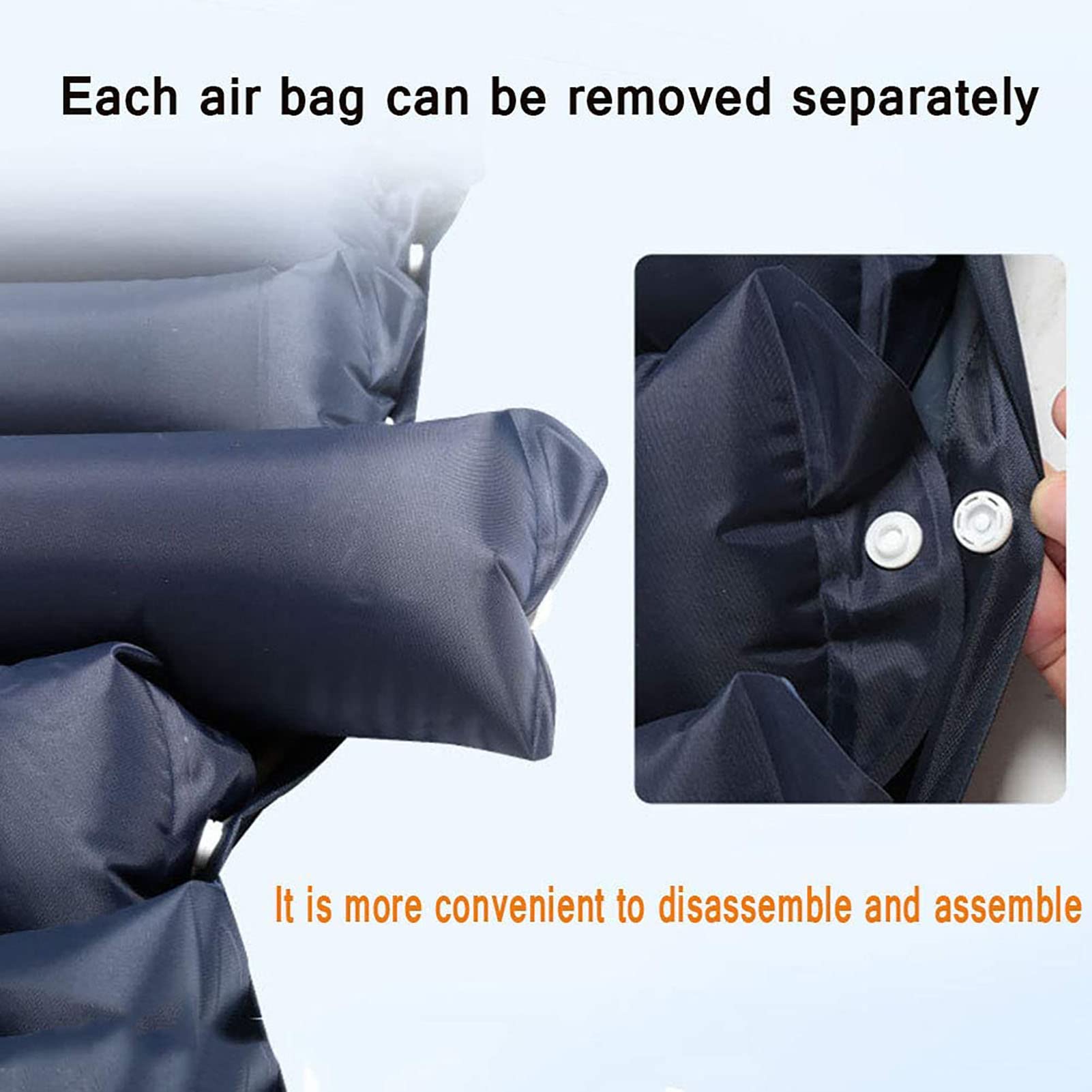 Colchón de Aire antiescaras, Impermeable, Transpirable, Suave, absorción de Impacto, Cama de Aire médica, cojín de Aire para el Cuidado del Paciente
