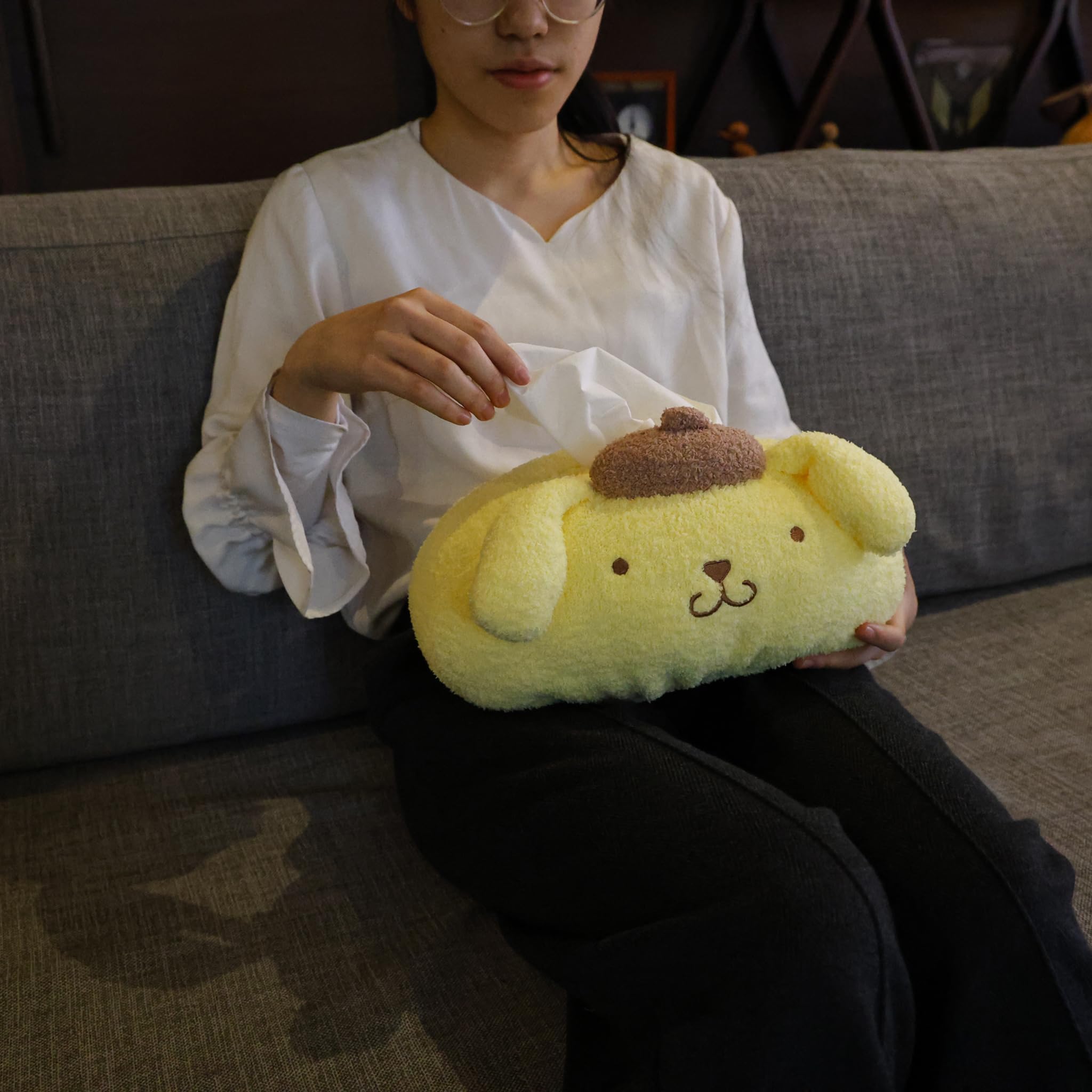 Amazon.co.jp: 丸眞 ティッシュカバー サンリオ ポムポムプリン