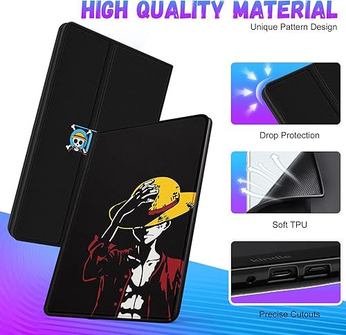 Miniatura 3 de Trendy Fan Funda para Kindle Paperwhite de 11 generación de 6.8 pulgadas 2021Signature Edition, diseño de dibujos animados, anime, adolescentes,