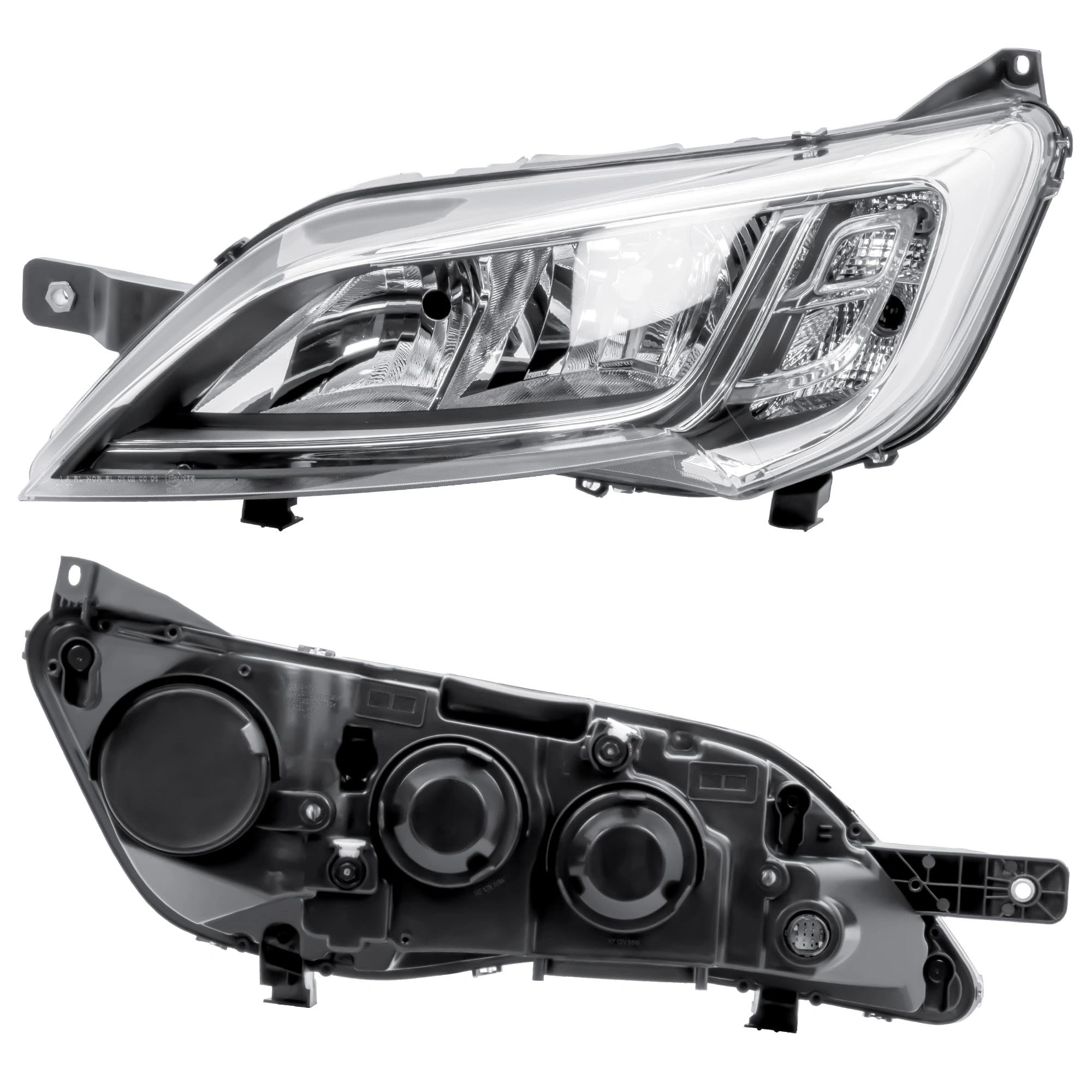 Faro delantero izquierdo lado conductor con motor Apto para Fiat Ducato Citroën Jumper Peugeot Boxer 2014–2025 Opel Movano 2019–2025