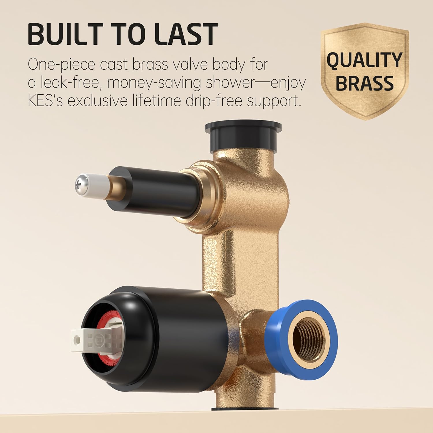 Close-up of shower head nozzles being cleaned by hand