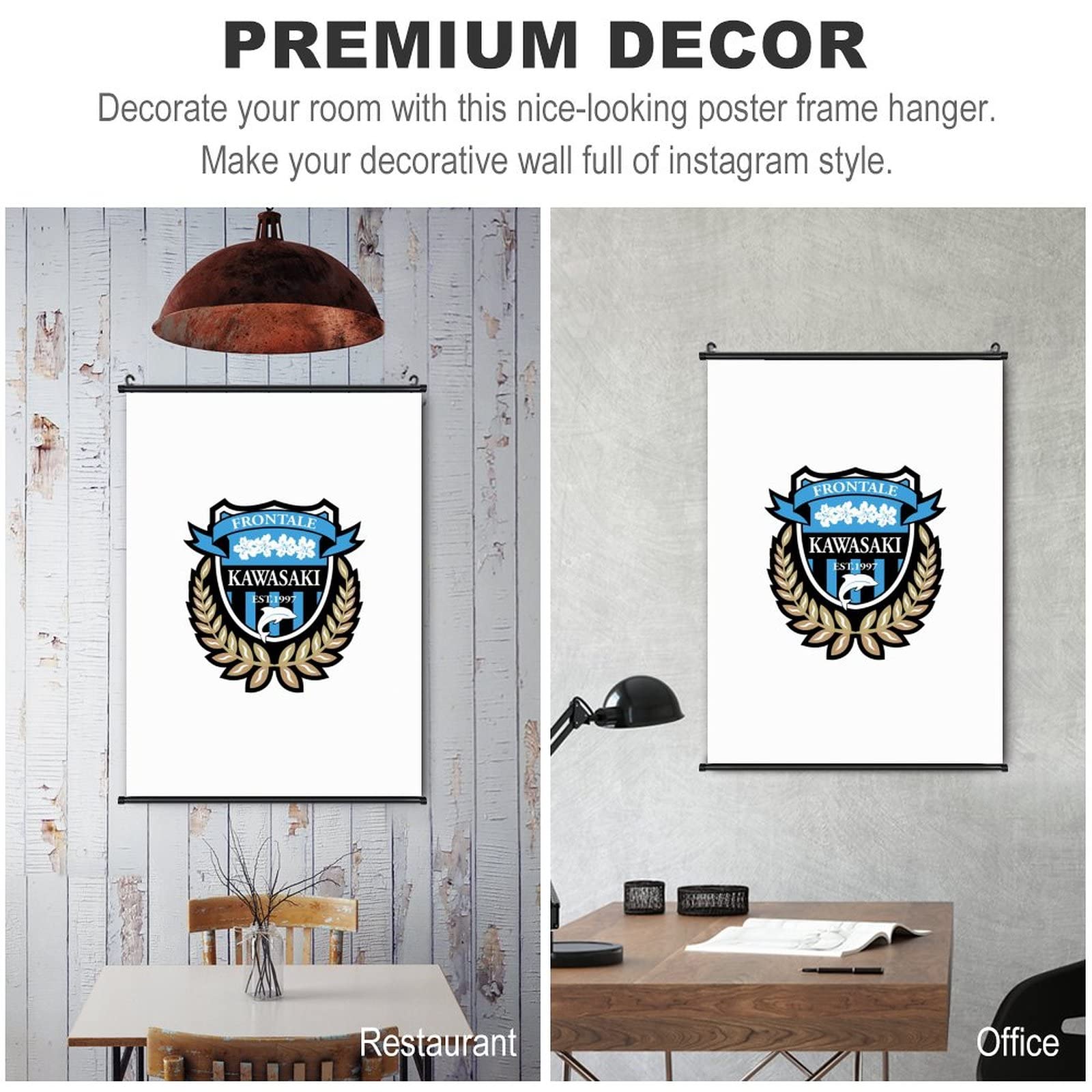 Amazon.co.jp: 川崎フロンターレ 掛ける絵 ポスター 掛け軸壁飾り