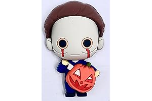 Michael Meyers with Pumpkin Jack-O-Lantern - Halloween II - Horror Magnets