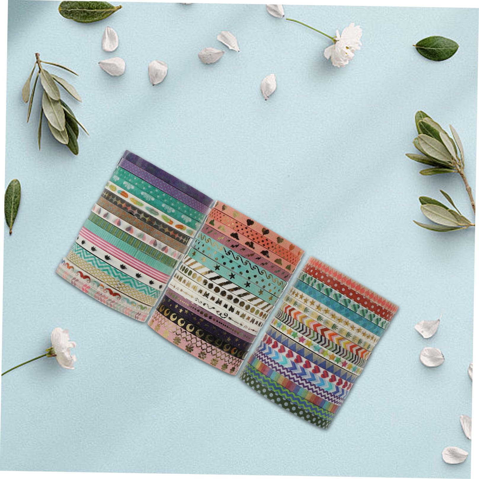 LALAFINA 144rollos Cinta Washi Decorativa Para Manualidades Tapes Adhesivas Multifuncionales Para Scrapbooking y Planificadores