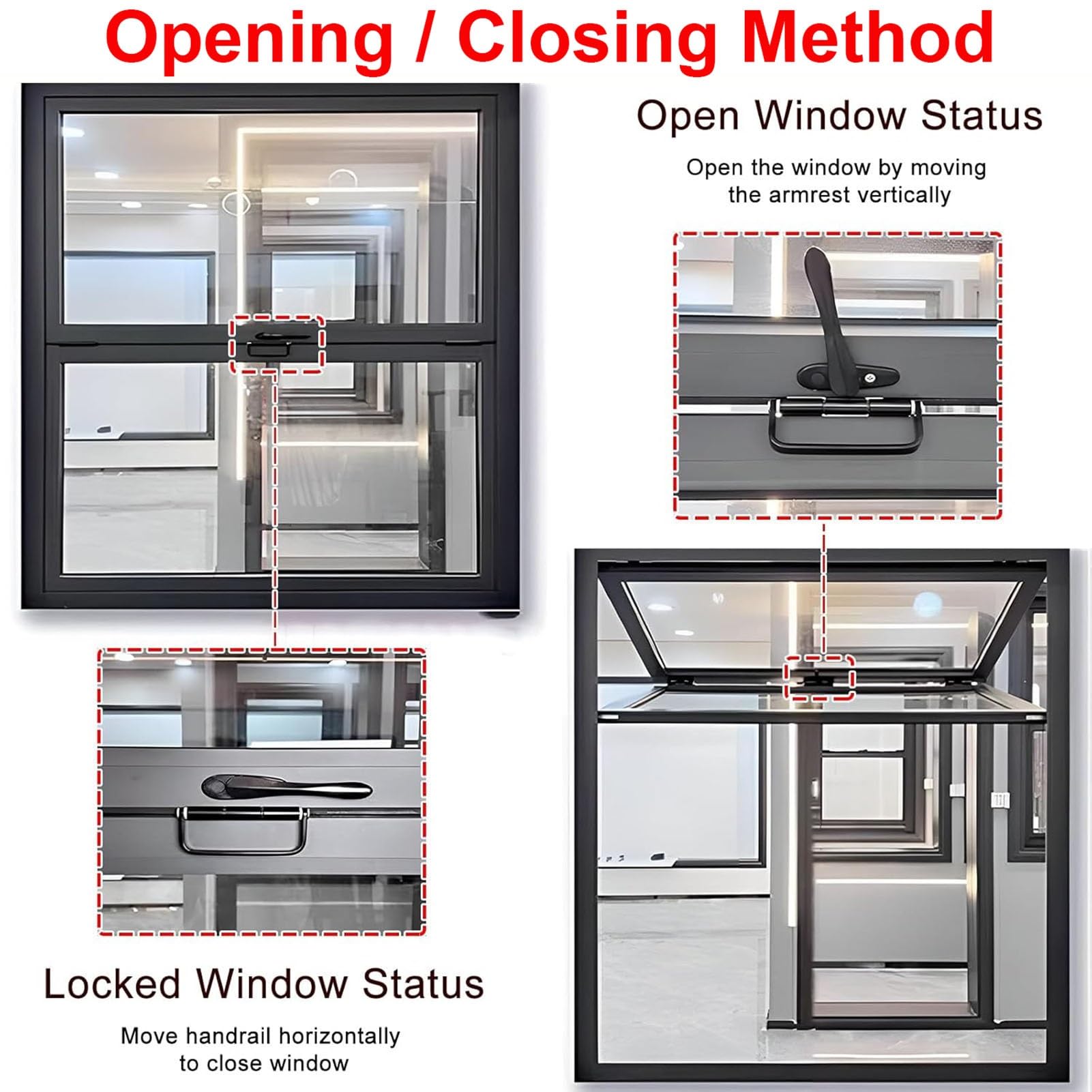 Okno serwisowe wózka spożywczego ze stopu aluminium °C przesuwne 95 x 90 cm szkło hartowane - idealne do kuchni komercyjnych wydajne rozwiązanie do obsługi żywności