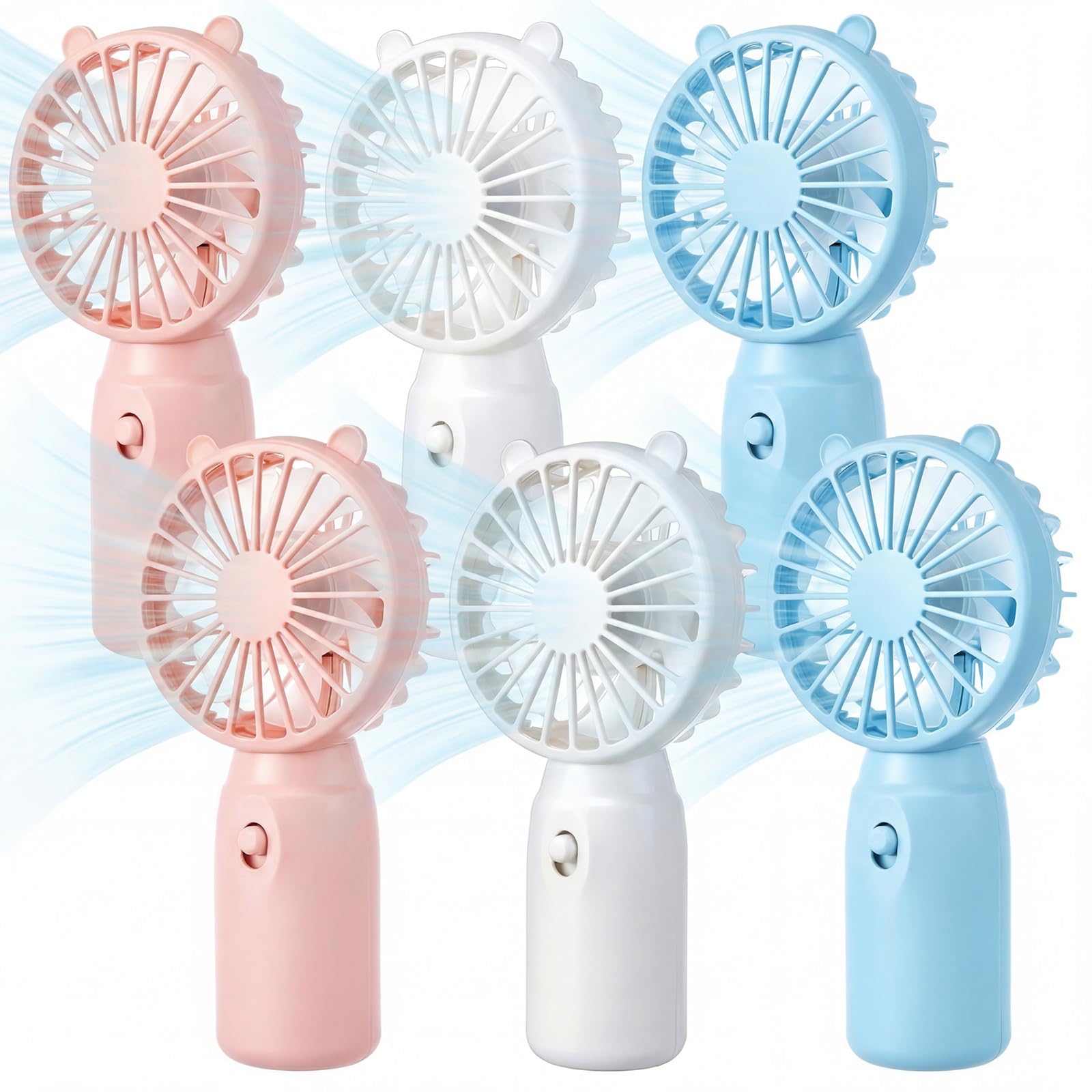 Petit ventilateur de bureau léger pour femme et homme contre la chaleur d'été