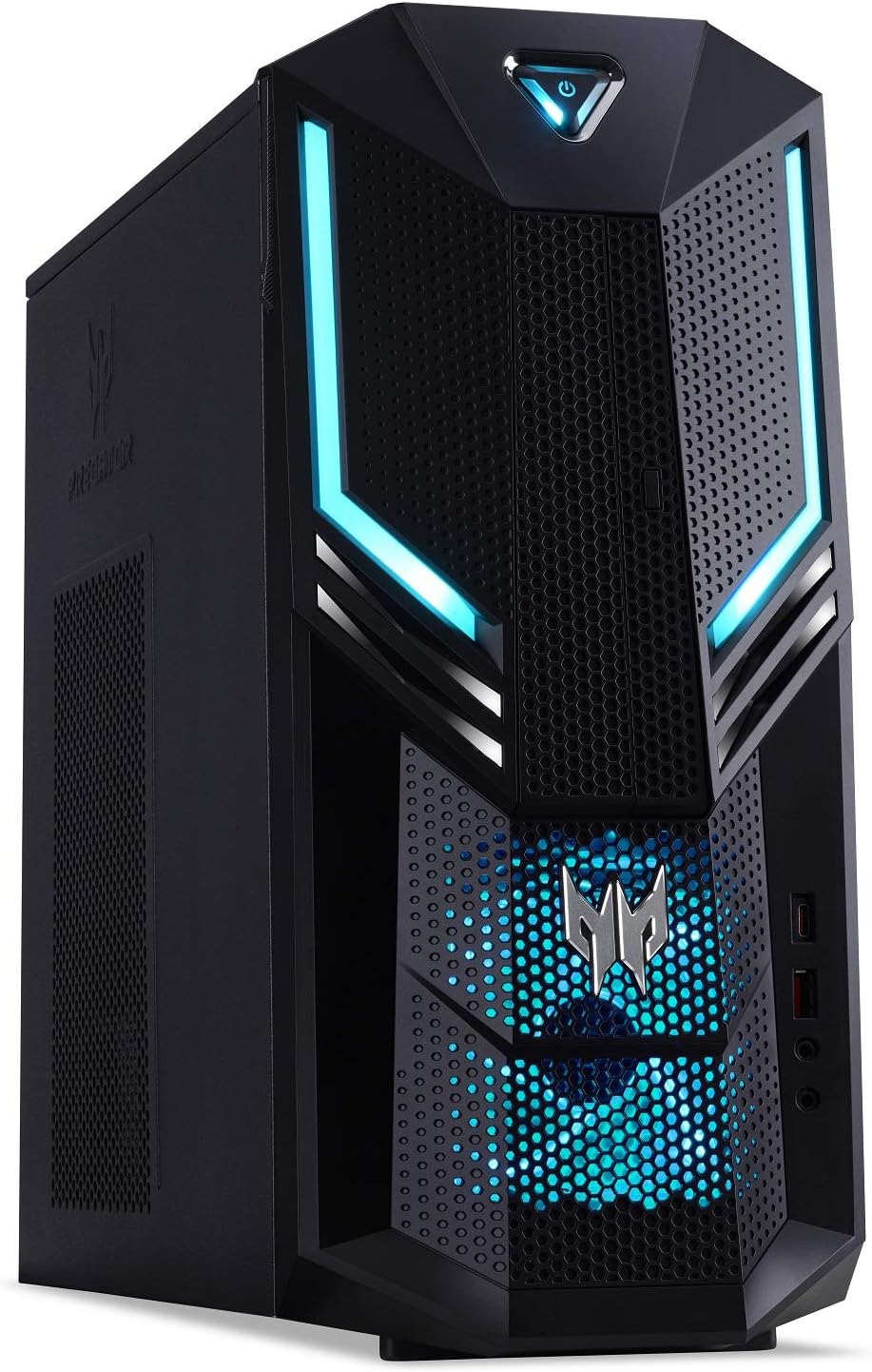 Kolejny kątowy przód view of Acer Predator Orion 3000 Desktop PC