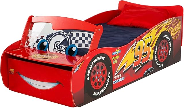 Disney Cars Lightning McQueen Kids Toddler Bed by HelloHome