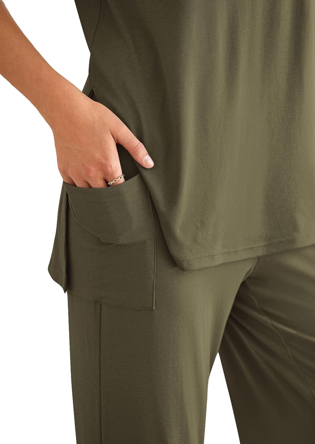 PRETTYGARDEN Women's 2 Piece Lounge Set 2026 Summer Casual Tank Top Wide Leg Pants Matching Travel Outfits Clothes Tracksuit - Image 5