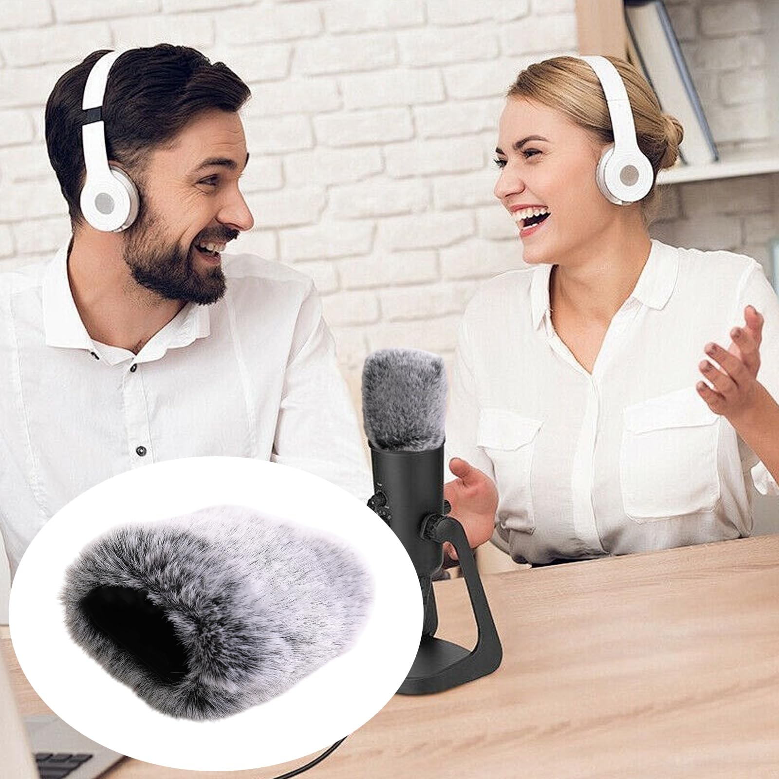 Filter Windscreen MicCover Microphone Sounding Microphone Foam Windscreen Covers Furry Muff for LCT 240 Microphone