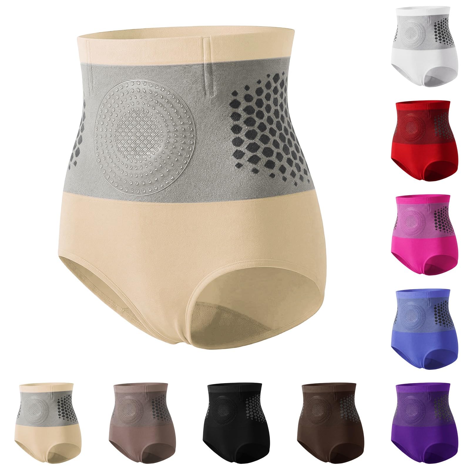Pantalones Cortos Termogénicos 4-En-1 Moldeadores de Cintura Alta para Mujeres