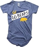 Vista 70 de Wes and Willy NCAA - Camiseta Burnout para niñas S/S