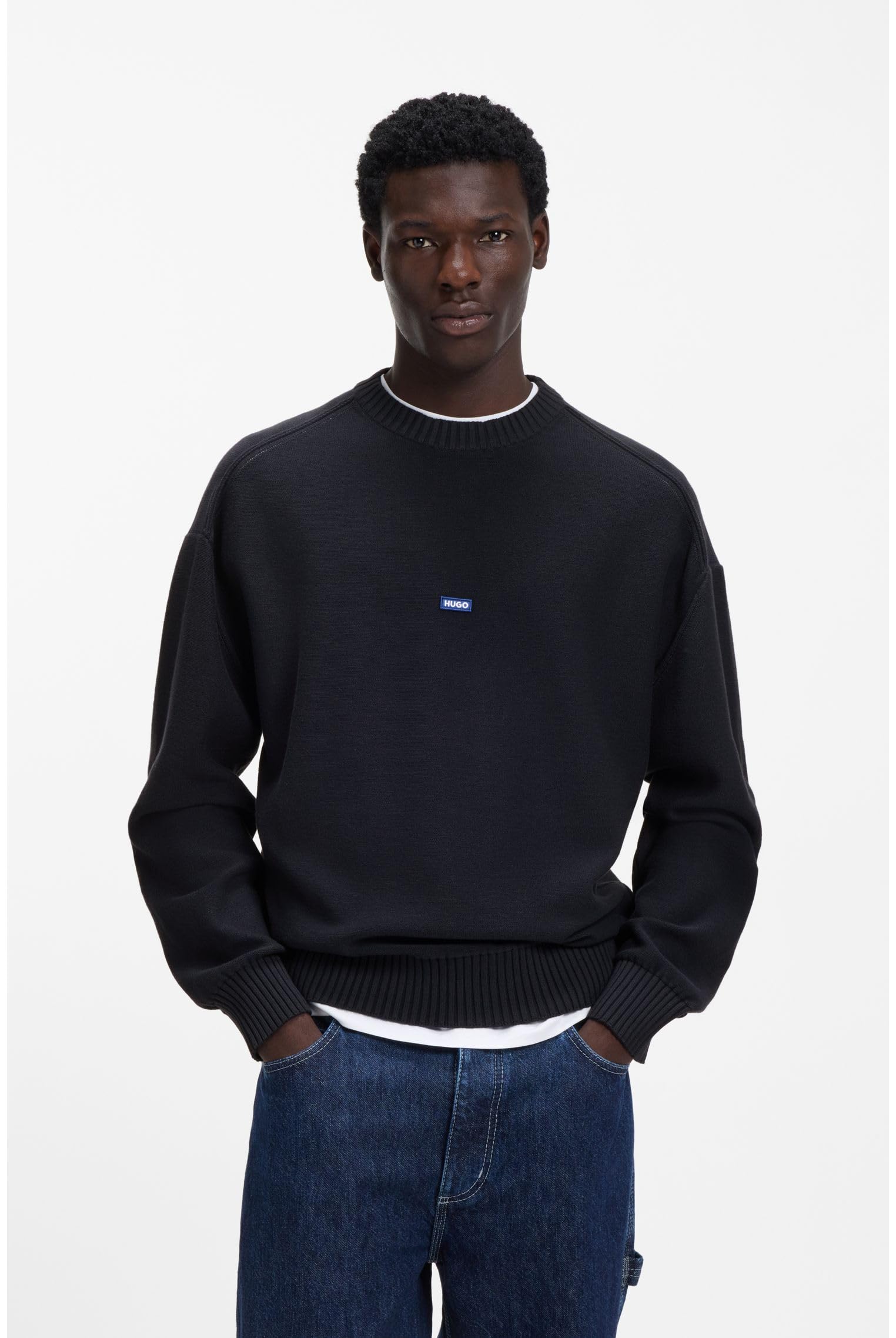 Hugo Herren San Casey-c1 10276154 01 Knitted_Sweater (1er Pack)