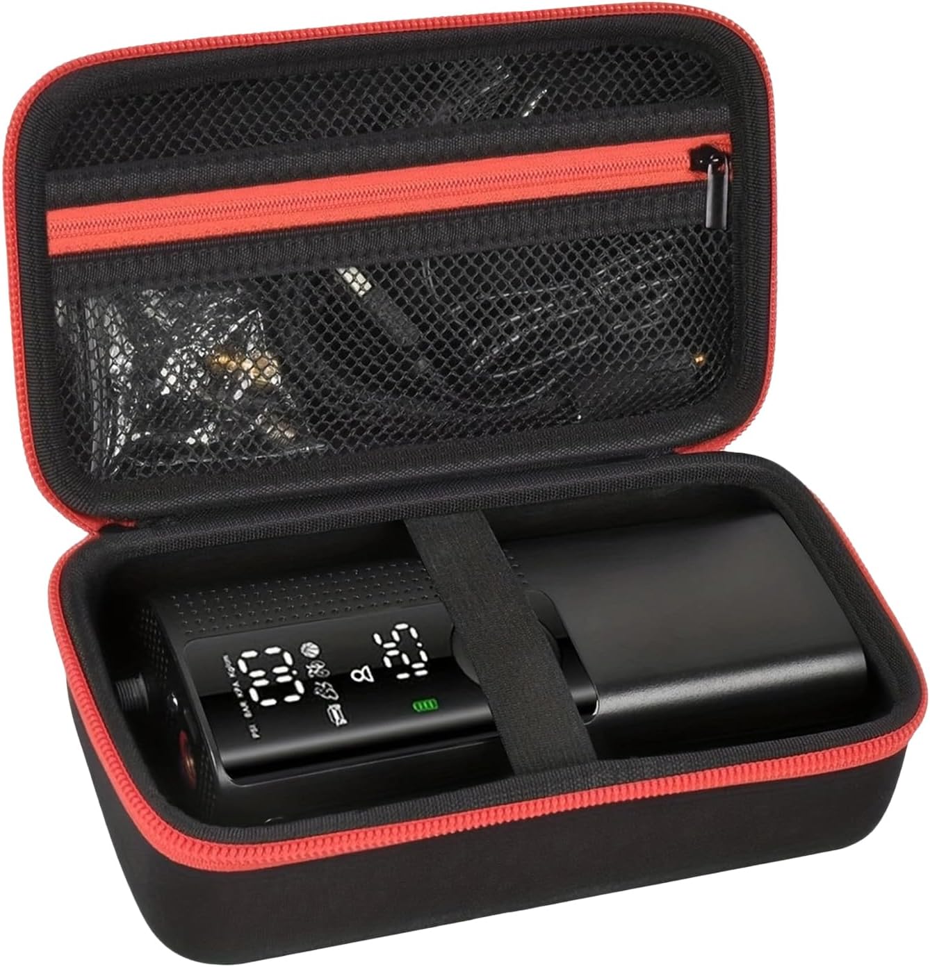 Air Compressor Case - Inflator Shockproof Eva Storage Case | Versatile High-Strength Inflator Holder Box for Camping Road Trip Holiday Travel Bicycles