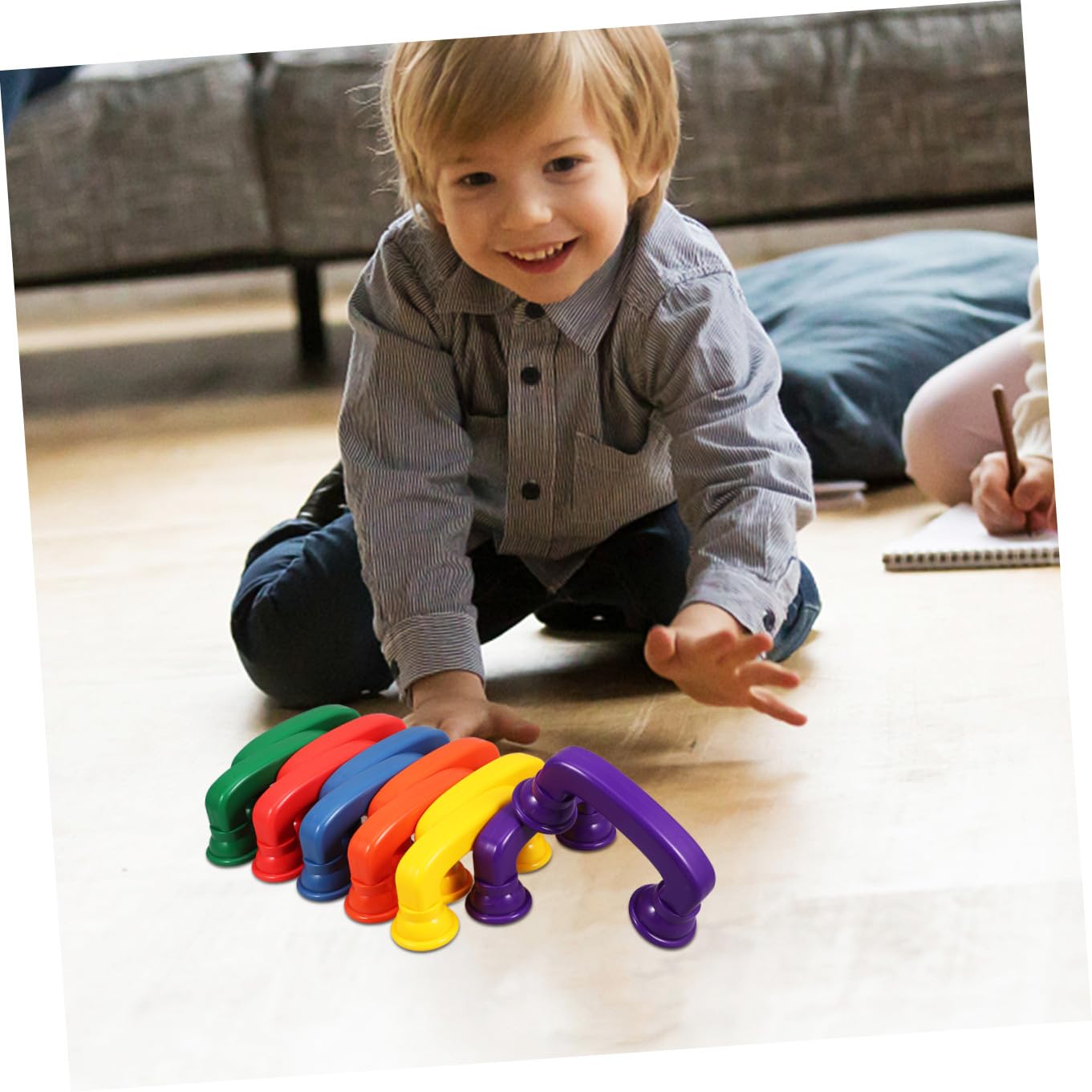 Giocattolo Telefono Sussurrante in Plastica ABS Colorato Set da 12 Pezzi per Piccoli Giocattolo Educativo per Sviluppo Uditivo e Creativo Nella Classe e a Casa