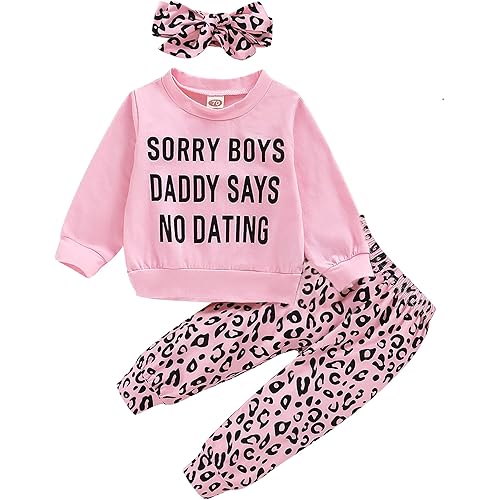 Infant Toddler Baby Girls Clothes Fall Winter Gift Ruffles Shirt Tops + Denim Long Pants+ Headband Gift 3PC Outfits for Girl