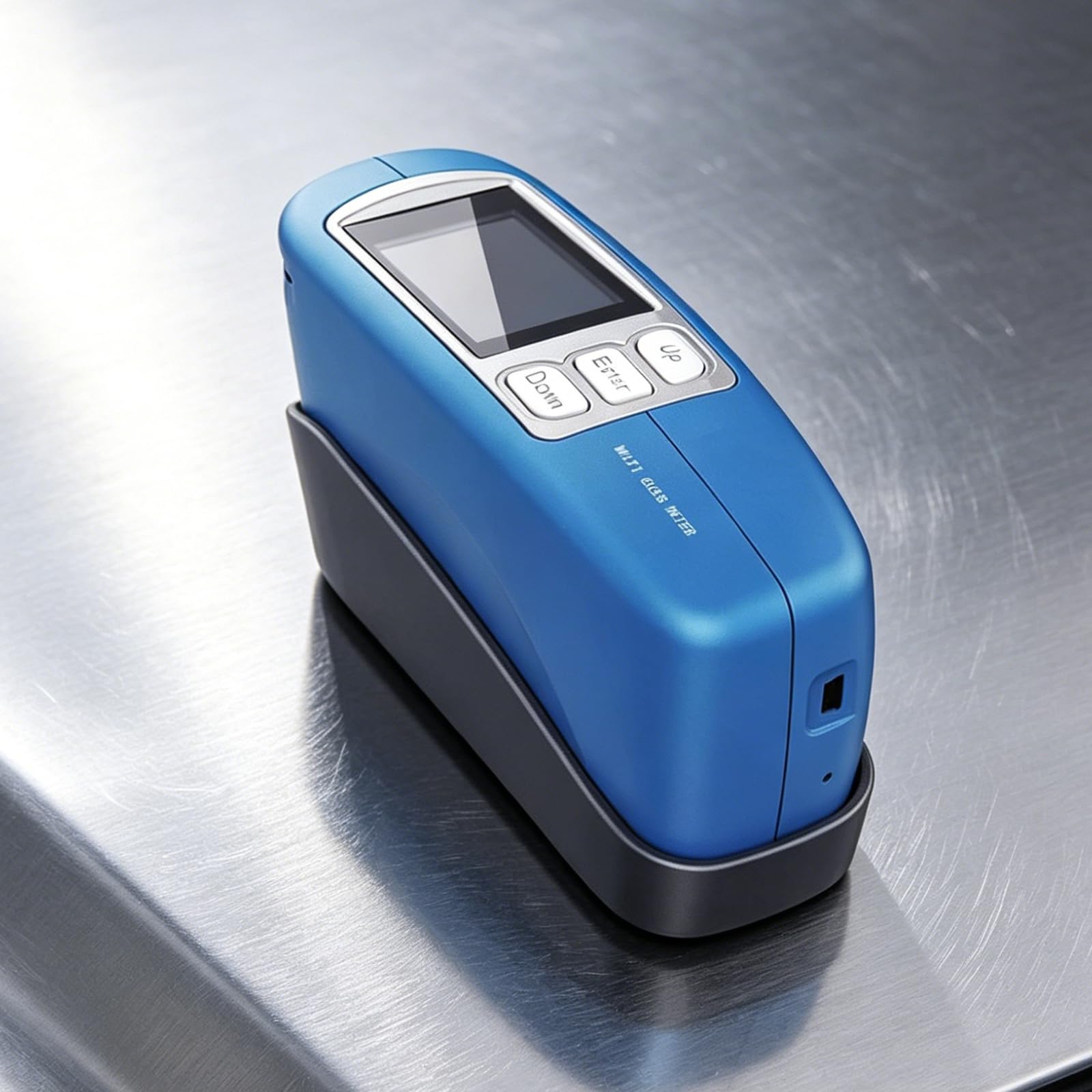 Glosímetro digital, medidor de brillo de 60 grados con almacenamiento de datos para pruebas de superficies de revestimientos, tintas, plásticos, hardware, goma y pintura de coche