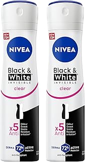 NIVEA Black & White Invisible Antiperspirant Deodorant Spray for Women